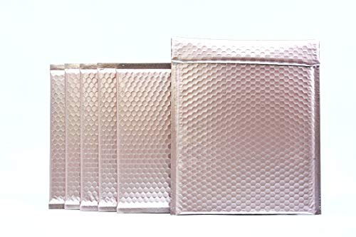 ProLine Luftpolster-Versandtaschen, matt, Metallic-Roségold, 21,6 x 30,5 cm 8.5x12 rose gold
