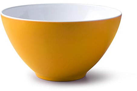 Zeal G217M Two Tone Salad Bowl 26cm-Mustard, Melamine
