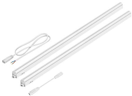 parlat LED Unterbau-Leuchten Rigel, je 87,3cm (warmweiß, 19,634W, je 1002lm, 130°) 2er Set