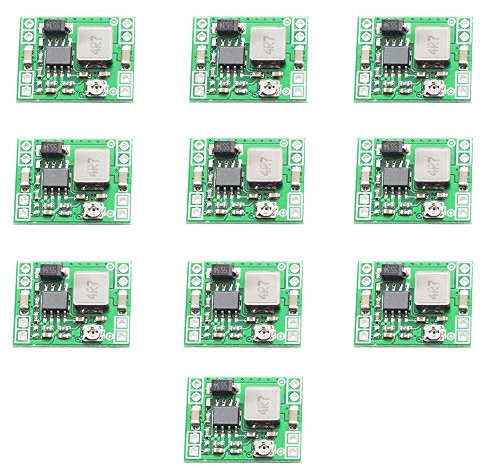 ZkeeShop 10 Stücke MP1584EN Ultra Kleiner DC-DC 3A Power Step Down Einstellbarer Modul Buck Converter Modul 24V bis 12V 9V 5V 3V Kompatibel für Arduino