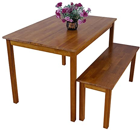 Aurotrice OAK Dining Table Lacquer Finished Rustic Design 110 x 75 cm