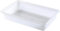 COM-FORT HOUSE Bandejas de Plástico o Barreño Plastico Rectangular Almacenaje, Blanco… (Tamaño 6, 3 unidades)