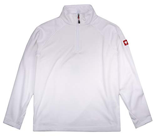 Engelbert Strauss Herren Fleecepullover Troyer dryplexx Micro, Farbe:weiß, Größe:M