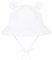 Durio Unisex Baby Kleinkinder Sonnenhut Kappe Mütze Fischerhut Strandhut Kinder Baby Mädchen Jungen Sommerhut UV Schutz UPF 50+ Weiß 6-12 Monate