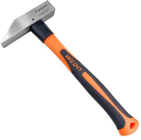 WEDO Edelstahl-Trennhammer (japanischer Typ) mit Fiberglasgriff, spitzer Kopf, korrosionsbeständig, rostfrei, langlebig, umweltfreundlich, 300 g, 280 mm, 27,9 cm