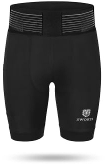 SWORTS Herren CORE Running Kompressionsshorts I Premium Compression Shorts für Gesundes Laufen (Kurze Tights)