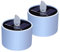 Lot de 2/4/6/8/10 Bougies Solaires Extérieures, Bougies LED Étanches Rechargeables, Chauffe-plat à bougie, Lampe bougie LED sans flamme Pour l'extérieur, mariage, domestico, fête, decorazione de Noël