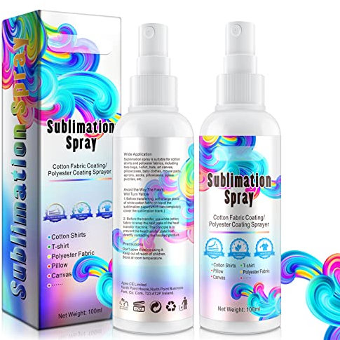 sublimación 100 ml para camisas algodón, sublimación para algodón, para mezclas algodón y todas las telas, secado rápido (100 ml)