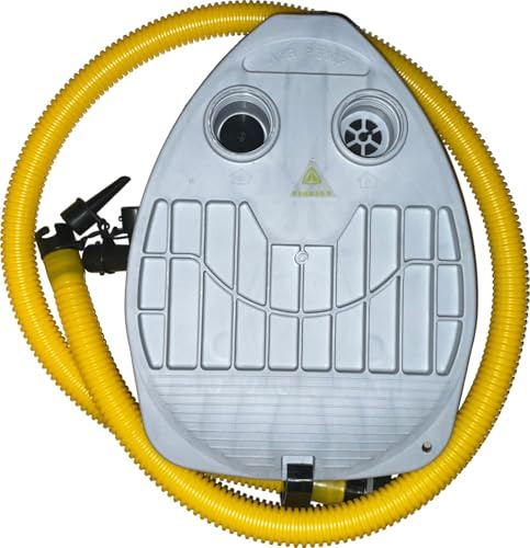 FIREFLY Fußpumpe Foot Pump 5L I Grey/Yellow