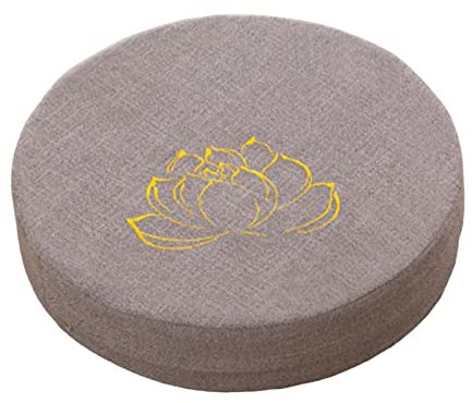 LOVIVER Yoga-Meditationskissen, bequemes Sitzkissen, japanische Tatami-Matte, Bodenkissen für Yoga, Schlafzimmer, Teezeremonie, Frauen, Geschenke, Grau 6cm