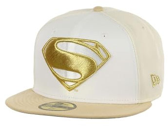 New Era Superman DC Justice League Weiß Beige 59Fifty Basecap - 8