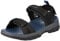 Skechers Herren Tresmen Ryer Sandalen, Schwarzes Mesh-Synthetik, 40 EU