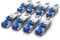 8 Pack RJ45 Connector Cat 6/7/8.1 Pass Through Connectors Gold Plated, Modular Plugs for Solid or Stranded Network Patch Ethernet Cables EIA/TIA-568A and 568B 23, 26 AWG LAN 40Gbps