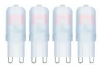 PMPG9 Multipack 4x LED Stiftsockel 2.2W PROTEC.CLASS PMPG9