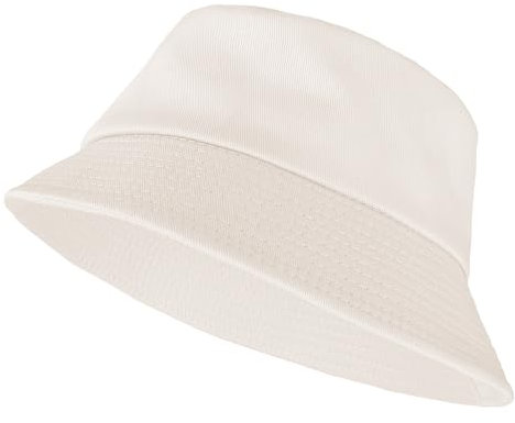 Yolev Fischerhut Damen Eimerhut Einfarbig Sonnenblende Bucket Hat mit UV Schutz Sonnen Hut Beige Faltbar Sommer Outdoor Sporthut Anglerhut Herren
