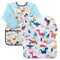 saerryor 2PCS Kids Painting Apron Toddler Apron Art Smock for Kids Long-Sleeve Waterproof Painting Aprons, Painting,Cooking,Eating,Arts & Crafts Artist Apronfor Children Ages 3-8, Dinosaur