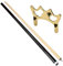 kowaku Pool Bridge Stick Set Metall Billard Brückenkopf Tragbarer, leicht zu zerlegender, praktischer Billard-Queue-Halter für das Indoor-Spiel
