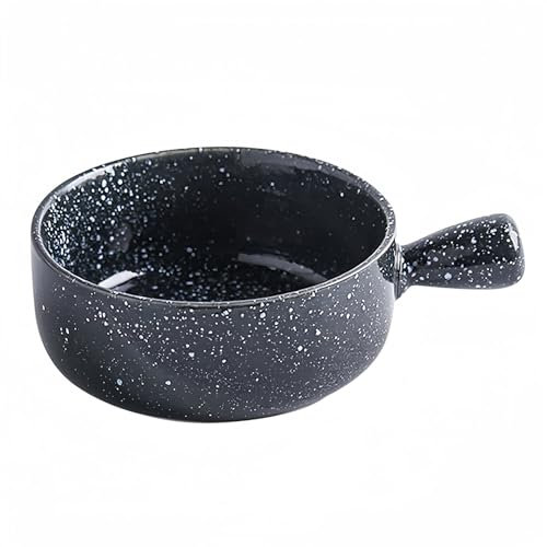 Dowbom Soup Bowls With Handle, 26.5 Oz Ceramic Oven Safe Onion Soup Bowl (B,26oz)
