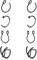 JFORYOU 4 Pairs Stainless Steel Fake Nose Ring Hoop No Pierced False Lip Tragus Septum Ohr Ringe Earrings Black Piercing Jewelry