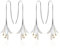 2 Paar Lilienblütenohrringe, Blumenanhängerohrringe, Hypoallergene Ohrringe, Design Personalisierte Ohrringe, Geburtstagsgeschenke Für Damen Und Mädchen