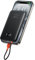 VIYISI 10000 mAh Power Bank Slim QC 22.5W Max Small Portable Charger Fast Charging with Built-in Type-C Cable PD 20W Compatible with iPhone 16 15 Samsung Type-C Phones - Black