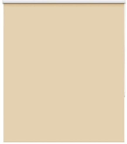 vidaXL Verdunkelungsrollo Beige 125x175 cm Stoffbreite 121,6 cm, Rollo, Klemmfix, Thermorollo, Verdunklungsrollo, Klemmrollo, Fensterrollo