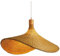 Hobaca Handgewebter Bambus Kronleuchter E27 - Chinesische Pendelleuchte mit Rattan Lampenschirm (30cm Durchmesser) - Natürliche Deckenlampe für Teehäuser, Boutiquen & Wohnzimmer-Dekor