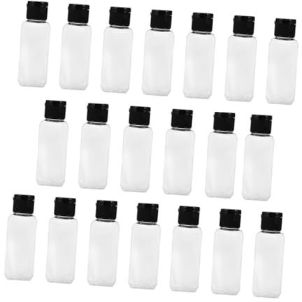 BESTYASH 30pièces Bouteilles Transparentes Refillables Conteneurs Cosmétiques Pour Voyage Et Toiletries
