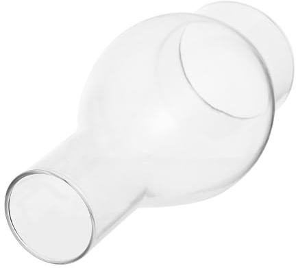 Cheminée de Lampe à Huile Transparente en Verre, Globe de Remplacement | Lampes à Huile, Trou 3,7cm et Inférieur 5,4cm, Hôtel et Dortoir