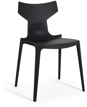 Kartell Re-Chair, Stuhl, 2-er Satz, Schwarz