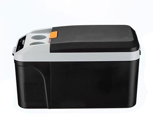 Bilkylskåp Campingkylskåp Bilkylare Anslutningsbar 16L Strömlinjeformad Horisontell Design Inbyggd Mugghållare -20°C Till 10°C 35dB Tyst Drift 12V/24V/220V