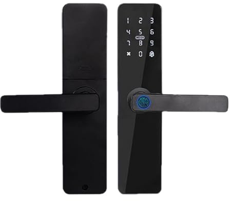 KESOTO Serrure de Porte Intelligente avec Carte IC/mot de Passe/clé/clavier pour Dortoir et Bureau