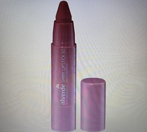 alverde NATURKOSMETIK Lippenstift Shiny 60, 2,8 g