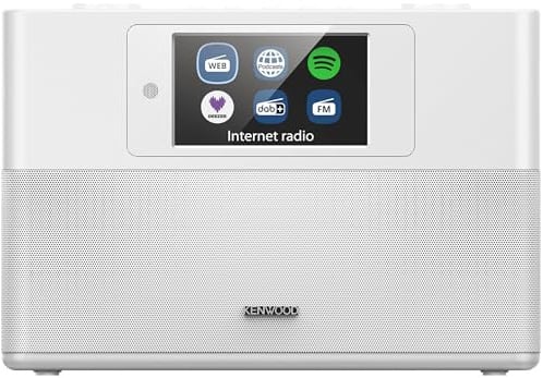 Kenwood CR-ST200S Radio Smart Wi-Fi Dab+ - Altavoces 30W - Blanco