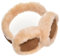 Lambland Premium Sheepskin and Suede Winter Ear Warmers Earmuffs Folding (Chestnut)