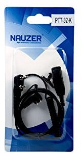 NAUZER PTT-32 / Câble avec Micro PTT Compatible avec Le Casque de Chasse PELTOR SPORTTAC (PTT-32K)