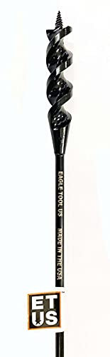 Eagle Tool US EA10018 Installer Drill Bit, Auger Style, 1-Inch by 18-Inch, Made in The USA