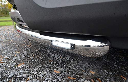 Bragan Spoiler Bar + Slim LEDs Compatible With Dacia Duster 2010-2017 Stainless Steel 4x4 Car - BRA423122SL