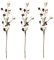 Aisamco 3 Stück Baumwollstiele Bauernhausdekoration Blumendekoration Rustikaler Stil Vasenfüller Rustikale Baumwollzweige 68cm pro Stieldekoration Blume