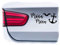 WB wohn trends Auto-Aufkleber, Moin Moin Anker Nordsee Ostsee, weiß, 22cm breit, Farbe und Größe wählbar, KFZ-Sticker LKW Spruch