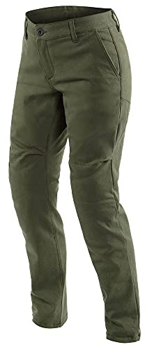Dainese Chinos Damen Motorrad Textilhose, grün, 27