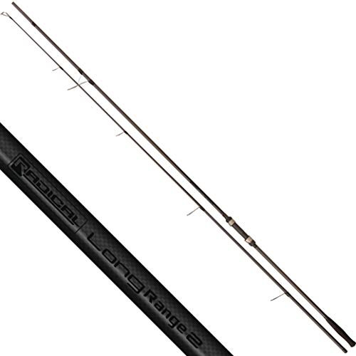 Radical Premium Karpfenrute Long Range 2 Angelrute Karpfen-Angeln auf große Distanzen, Schwarz, 3,6m / 3,75lbs
