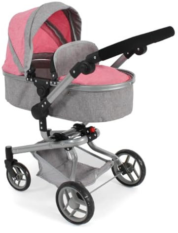 Puppenwagen Yolo, 2in1 Kombipuppenwagen für Kinder von 4 bis 8 Jahren