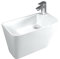 Kerabad Design Waschbecken Monoblock, Hängewaschbecken, Handwaschbecken, 55 cm