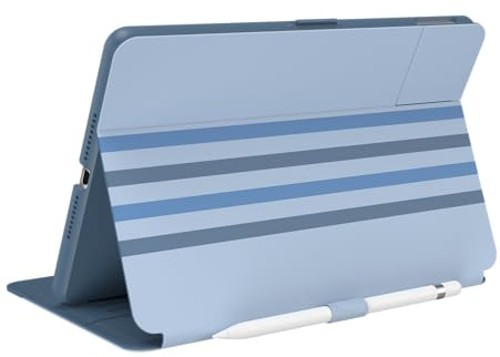 Speck Products Balance Folio + Print - Custodia e supporto per iPad 10,2 (2019-2021), motivo a cascate/blu vela