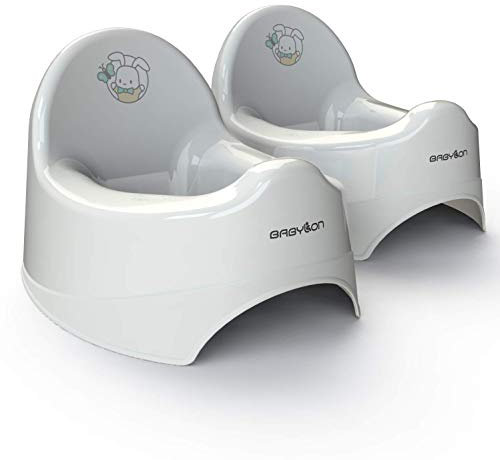BABYLON Children's Potty Nautilus, Anti-Slip Children's Toilets, Children's Toilet, Chamber Pot for Children/Toilet seat Pot, Potty Girls, Anatomical Potty Boys, Baby Accessories, White