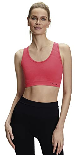 FALKE Damen Madison Low Support Sport-BH zum Sport mit niedrigem Aktivitätslevel nahtlos bequem mit Kompression schnelltrocknendes atmungsaktives Funktionsmaterial 1 Stück