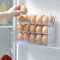 KWQBHW Egg Holder for Refrigerator, 3-Layer Flip Egg Holder Egg Storage Container Stackable Egg Organizer for Refrigerator Door Stores 30 Eggs Space Saver
