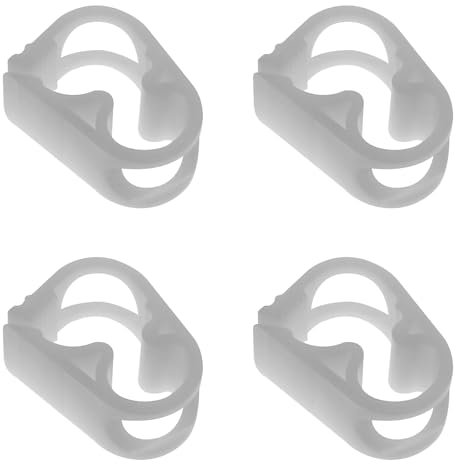GWYAN 4-Piece Flow Control Hose Clamps 1/4 - 1/2 Plastic Tubing Clamps Adjustable Tube Clamp Laboratory Pinch Valve Flow Control Hose Clamp