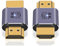 Maxhood 8K HDMI Male to Male Adapter, 48Gbps HDMI 2.1 Adapter Extender Connector Support 8K@60hz 4K@120Hz for HD Audio and Video 3D HDR Switch PS5 Roku TV, 2-Pack
